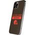 NFL Cleveland Browns Brown Performance Series iPhone 12 Pro Skin